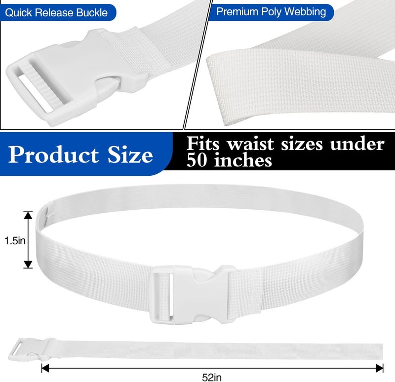 DkOvn 2 Pack Football Belts, 52 to 57 Inches Long, with Stainless Steel D Rings, for Youth, Adults - Image 4